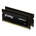 Kingston Fury Impact laptop memory, SODIMM, DDR4, 64 GB, 3200 MHz, CL20 (KF432S20IBK2/64)