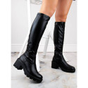 Potocki boots on a high heel and platform W SZ12267 WOL196 (41)