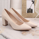 Sergio Leone W SK403C heel pumps, pearl beige (36)