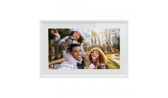 Denver PFF-725W digital photo frame White 17.8 cm (7") Touchscreen Wi-Fi