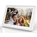 Denver PFF-725W digital photo frame White 17.8 cm (7") Touchscreen Wi-Fi