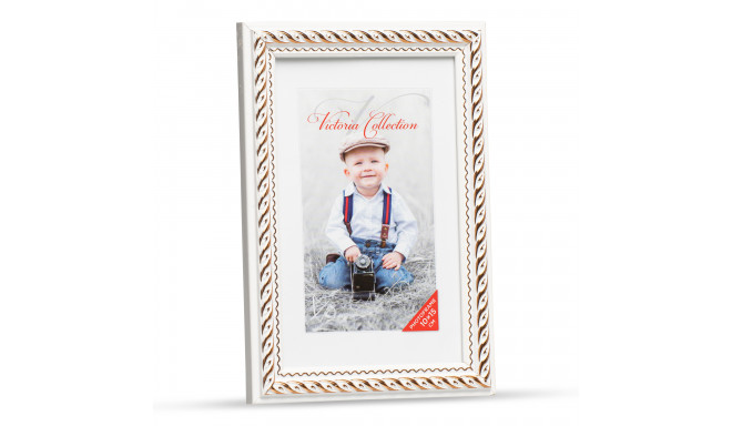 Photo frame Action 4 10x15, white/gold