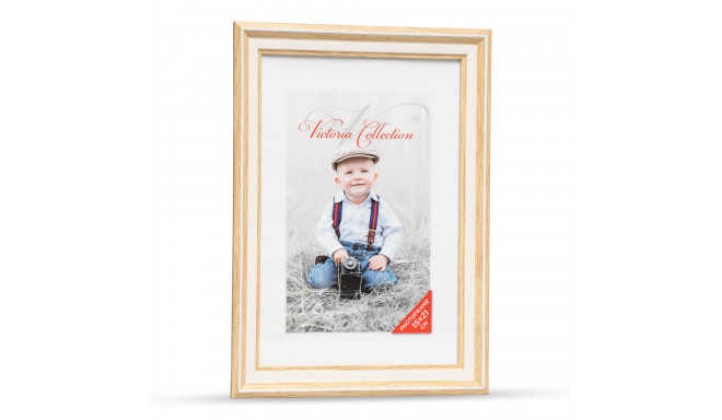 Photo frame Action 2 15x21, light brown/white