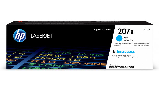 Toner HP 207X (W2211X) helesinine
