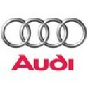 Keyring Audi with logo, metal.