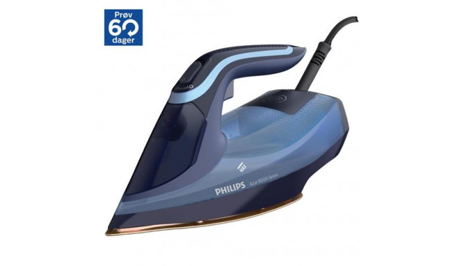 Philips DST8020/21 iron Steam iron SteamGlide Elite soleplate 2400 W Light Blue