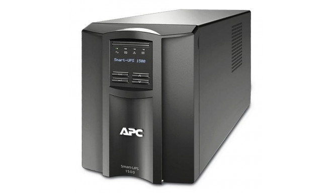 APC Smart-UPS, Line Interactive, 1500VA, Tower, 230V, 8x IEC C13 outlets, SmartSlot, AVR, LCD