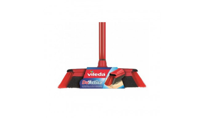 Vileda 143703 broom Indoor Soft / Hard bristle Polyethylene terephthalate (PET), Rubber Black, Grey,