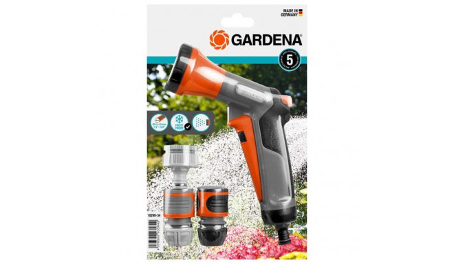 Gardena 18299-32 water hose fitting Gun/sprinkler connector Black, Grey, Orange 5 pc(s)