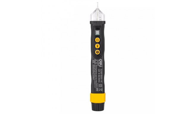 Deli Tools EDL8011 line voltage detector 12 - 1000 V Black, Yellow