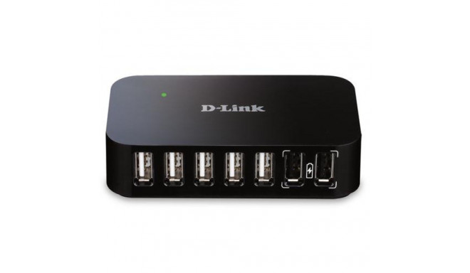 D-Link DUB-H7 USB 2.0 Type-B 480 Mbit/s Black