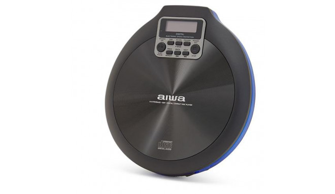 Aiwa PCD-810BL CD player Portable CD player Black, Blue