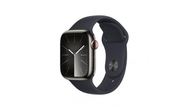 Apple Watch Series 9 41 mm Digital 352 x 430 pixels Touchscreen 4G Graphite Wi-Fi GPS (satellite)