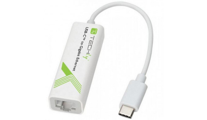 Techly Converter Cable Adapter USB 3.1 Type CM to Gigabit Ethernet IADAP USB31-ETGIGA