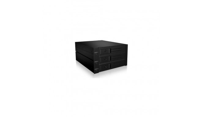 ICY BOX IB-563SSK 2x 5.25&quot; Storage drive tray Black