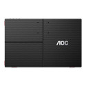 AOC 16G3 portable TV/monitor Portable monitor Black, Red 39.6 cm (15.6&quot;) TFT 1920 x 1080 pi