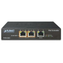 PLANET POE-E202 network extender Network transmitter &amp; receiver Black 10, 100, 1000 Mbit/s