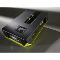 LevelOne 2-Port USB VGA KVM Switch, audio support