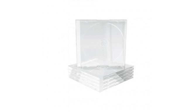 MediaRange BOX24 optical disc case Jewel case 1 discs Transparent