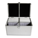 MediaRange BOX75 optical disc case Box case 200 discs Silver