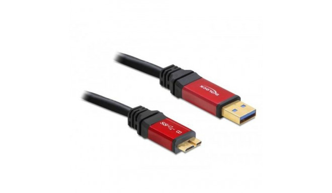 DeLOCK 3.0m 3.0 USB A-micro-B USB cable USB 3.2 Gen 1 (3.1 Gen 1) 3 m Micro-USB B