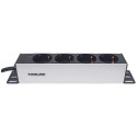 Intellinet 10&quot; 1U Rackmount 4-Way Power Strip - German Type&quot;, With Power Indicator