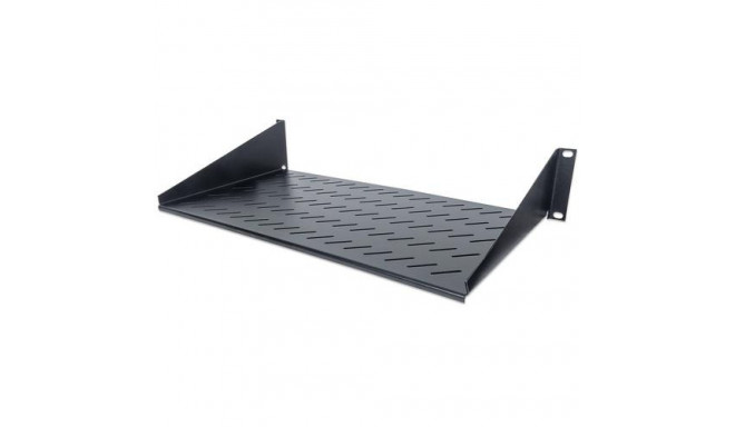 Intellinet 19" Cantilever Shelf, 2U, 2-Point Front Mount, 250mm Depth, Max 25kg, Black, Thr