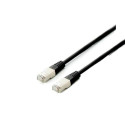 Equip Cat.6A Platinum S/FTP Patch Cable, 1.0m, Black