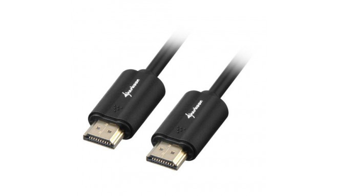 Sharkoon HDMI/HDMI 4K, 3m HDMI cable HDMI Type A (Standard) Black