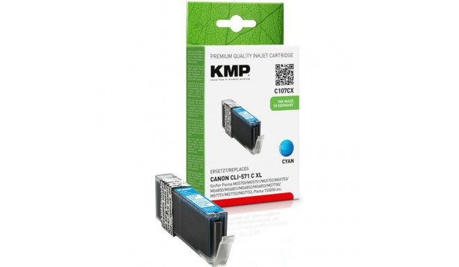 KMP C107CX ink cartridge Cyan