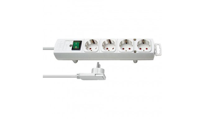 Brennenstuhl 1153120100 power extension 2 m 4 AC outlet(s) Indoor White