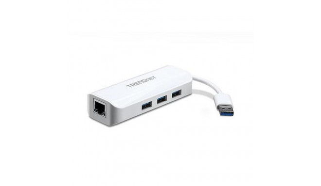 Trendnet TU3-ETGH3 laptop dock/port replicator White