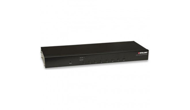 Intellinet 8-Port Rackmount KVM Switch, Combo USB + PS/2, On-Screen Display, Cables included (Euro 2