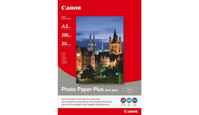 Canon SG-201 Semi-Gloss Photo Paper Plus A3 - 20 Sheets