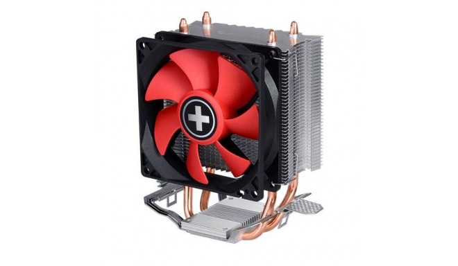 Xilence A402 Processor Cooler 9.2 cm Black, Red, Silver