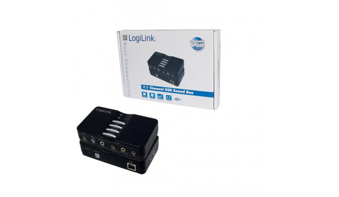 LogiLink USB Sound Box Dolby 7.1 8-Channel 7.1 channels