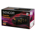 Sencor SRC 330 OR radio Clock Digital Black, Orange