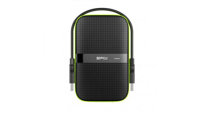 Silicon Power Armor A60 external hard drive 4 TB Black, Green