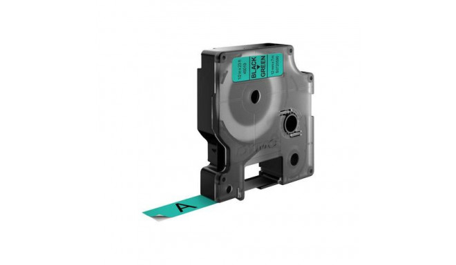 DYMO D1 Standard - Black on Green - 12mm