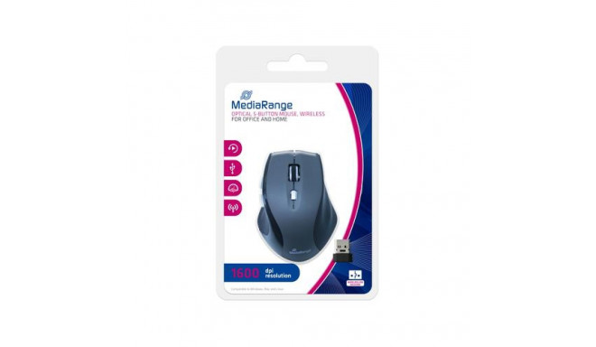 MediaRange MROS203 mouse Office Right-hand RF Wireless Optical 1600 DPI