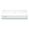 D-Link GO-SW-8E/E network switch Unmanaged Fast Ethernet (10/100) White