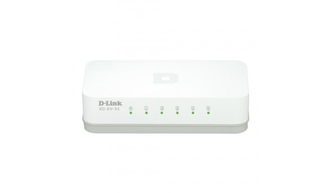 D-Link GO-SW-5E/E network switch Unmanaged Fast Ethernet (10/100) White