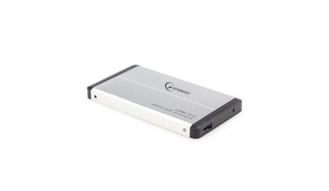 Gembird EE2-U3S-2-S storage drive enclosure HDD enclosure Silver 2.5&quot;