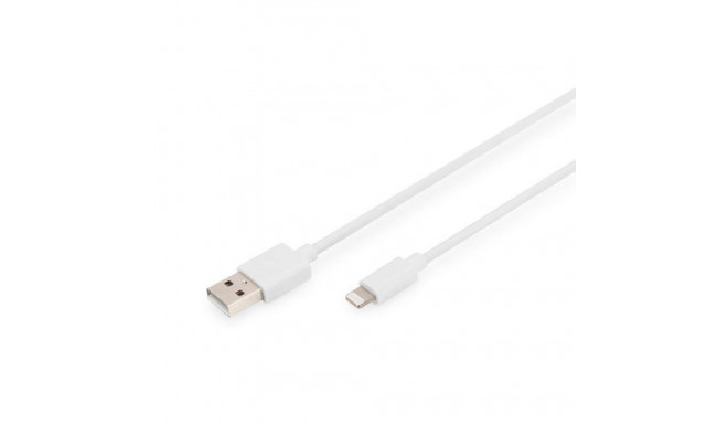 Digitus Lightning to USB A data/charging cable, MFI-certified