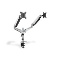 Digitus Universal Dual Desktop Monitor Mount with gas spring and clamp mount