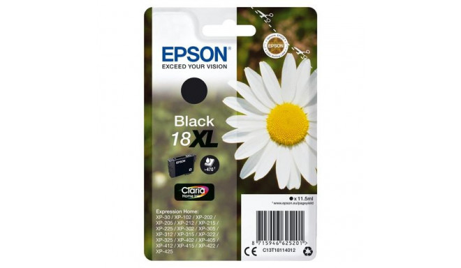 Epson Daisy Singlepack Black 18XL Claria Home Ink