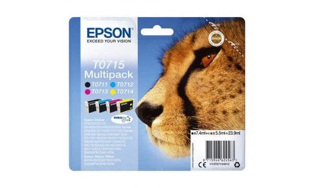 Epson Multipack 4-colours T0715 DURABrite Ultra Ink