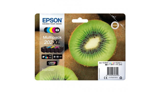Epson Kiwi Multipack 5-colours 202XL Claria Premium Ink