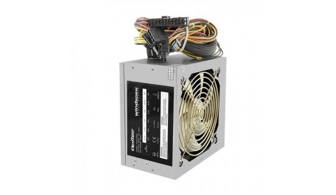 Qoltec ATX 505W WIND power supply unit 20+4 pin ATX Grey