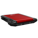 ADATA EX500 HDD/SSD enclosure Black, Red 2.5&quot;